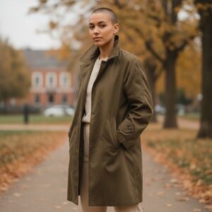 Circular Fashion: Vintage Cold War Canadian Cadet Trench Coat